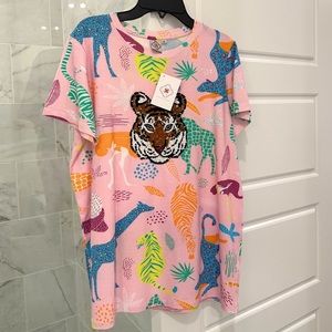 Sheridan French Tiger Sequin Top Size: Medium